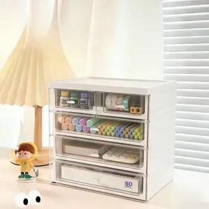 Multi-Layer Drawer Organizer (2/3/4 Tier Options) – Stackable Storage Box for Desk, Makeup & Stationery