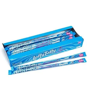 Laffy Taffy Blue Raspberry Rope 24 ct. - Sweet Soft and Chewy Candy with  Blue Raspberry Flavor - 24 Count Pack Snack Bonbon