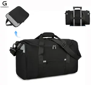 GOODICE 2026 New 18In Foldable Travel Duffel Bag, Lightweight Foldable Gym Bag, Overnight Weekender Fits Under Seat, Large Capacity Overnight Bag Carry on Luggage for Men Women