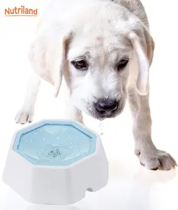 Nutriland Dog Water Bowl,Splash-Free Pet WaterFeeder,Vehicle Carried Floating Bowl, NoSpill Cat Water Fountain for Car Travel, Dog Bowl Pet Floating Bowl Cat Dog Drinking Water Artifact Non-Wet Mouth Cat Bowl Pet Automatic Waterer(Blue)