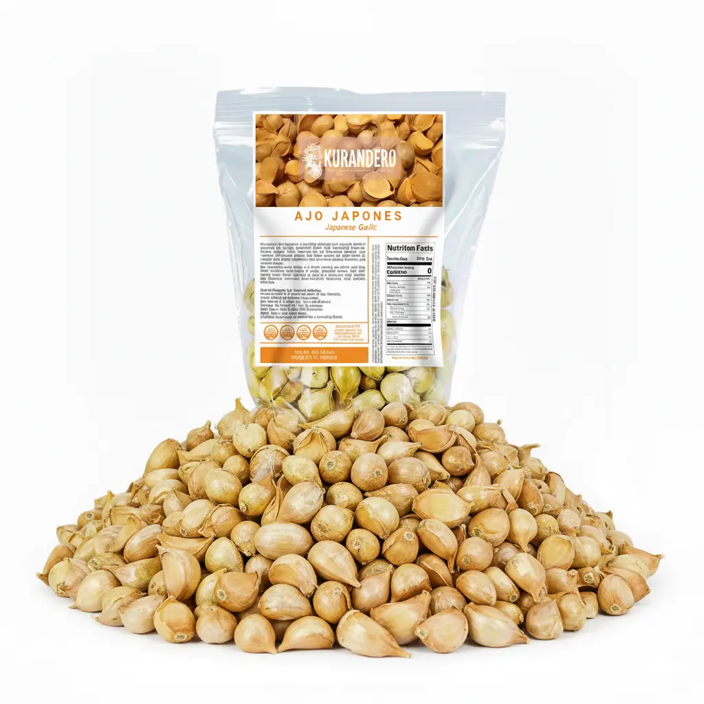 KURANDERO Ajo Japonés (Japanese Garlic) 8oz (226g) – Premium Whole Cloves | All-Natural & Additive-Free