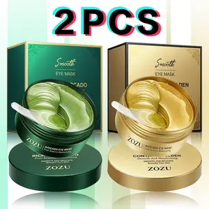 2PCS Avocado Moisturizing Collagen Eye bagMask,60pcs/set Under Eye Mask, Eye Care Product for Dark Eye Bags, Skin Care Gift Moisturizer Hydrating Comfort patches