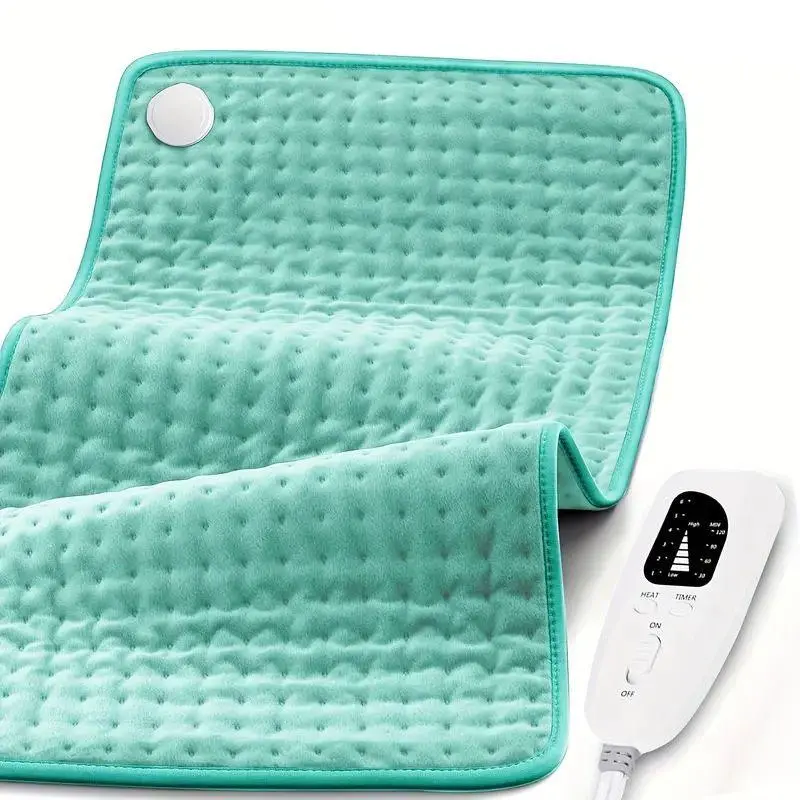 Electric Heated Shawl Heating Pad - 24×12in Machine Washable, Back Fatigue Relief, Shoulders Relaxation, Abdomen Comfort, Scheduled Shutdown, Father's Day Gift for Dad Elderly