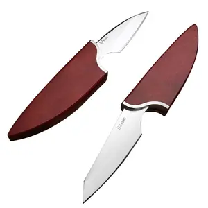 Two-In-One Fruit Knife, With Stainless Steel Blade And Wooden Handle, A Compact MUlti-Purpose Tool