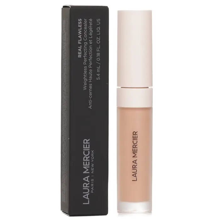 Laura Mercier Real Flawless Weightless Perfecting Concealer - #2N1, Makeup Concealer with Full Coverage, Moisture-Rich, Sensitive Skin-Friendly, Waterproof Formula, Defense