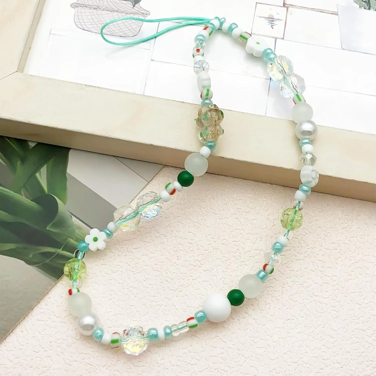 Beaded Camera Wrist Strap Cute Digital Camera Charm Lanyard Phone Chain  Beaded Phone Lanyard Bag Charm