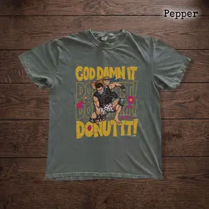 Goddamnit Donut T-Shirt – Funny Action Meme Graphic Tee