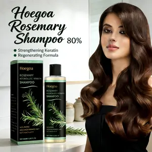 4pcs network red rosemary thickening shampoo plant oil control nourishing moisturizing repair fluffy and refreshing containing rosemary ingredients, farewell to frizz dry and smooth easy to comb, suitable for all hair type use,
