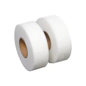 Fusible Bonding Fusing Tape, Hot Melt Non-Woven Double-Sided Adhesive Lining Ironing Fabric, Hemming Repair Supplies For Clothes, Pants Legs, Short Fabric, Curtain, Jeans, Skirts, No Sewing Supplies