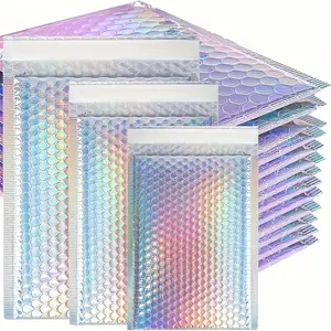 Waterproof Poly Bubble Mailer, 30/50pcs Self Seal Envelope, Bubble Mailer for Small Business, Office, Home Use