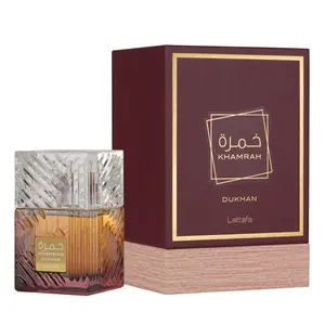 Lattafa Khamrah Dukhan for Unisex Eau de Parfum Spray, 3.4 Ounce