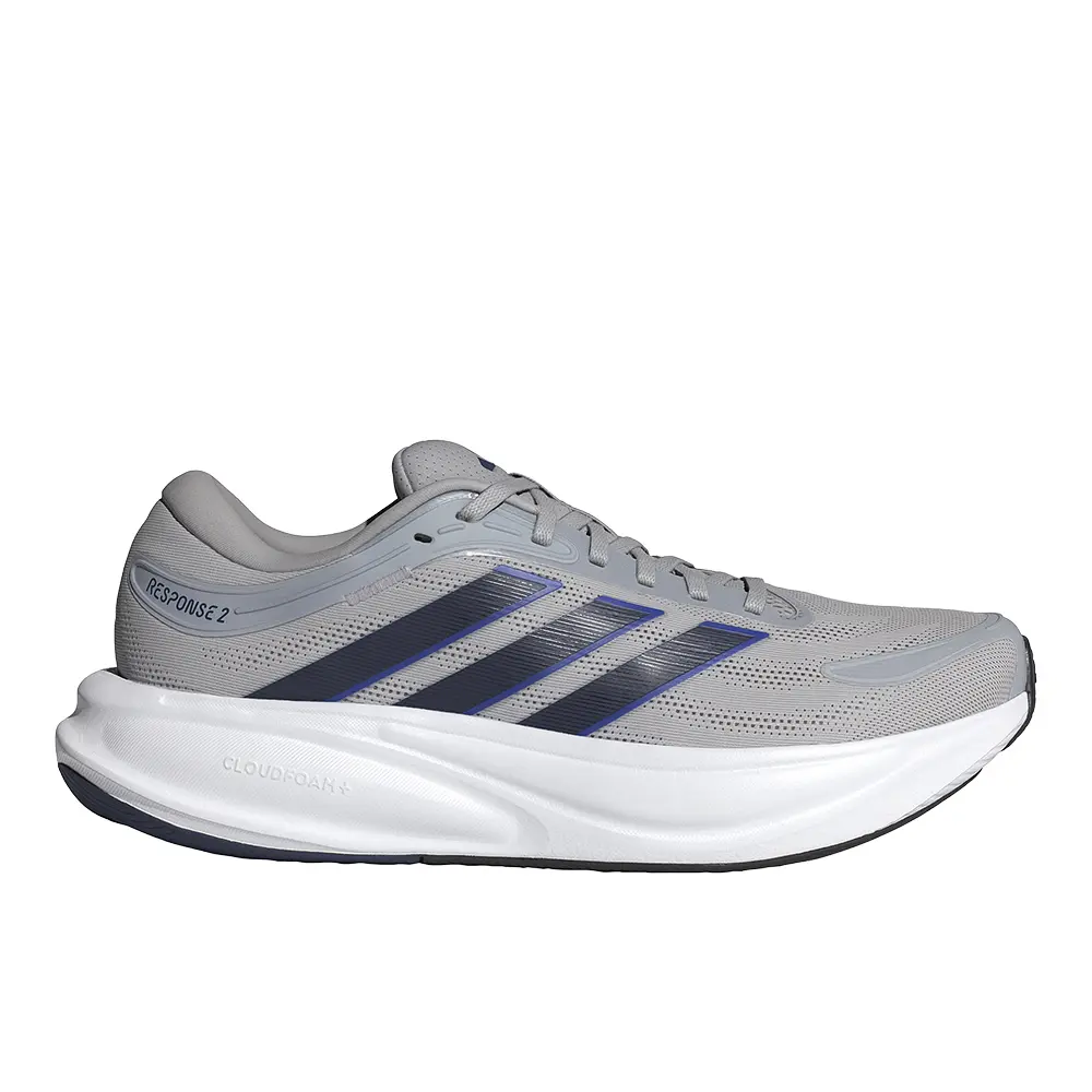 adidas Mens Response 2 Running Sneakers Shoes - Grey