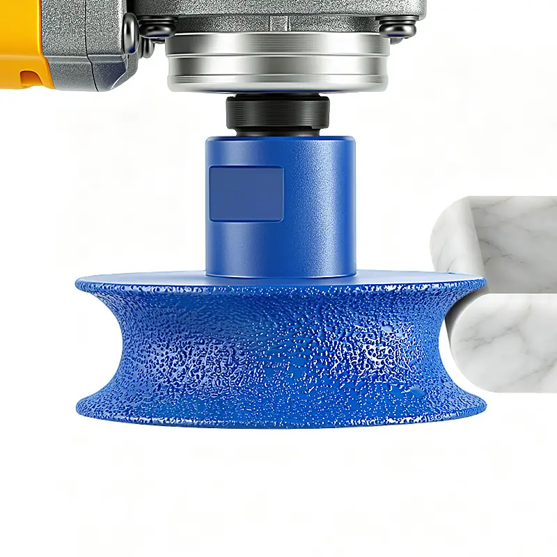 LOZLIN Diamond Round Edge Grinding Wheel - Rounded Corner Disc for Quartz, Marble, Tile & Stone - Angle Grinder Tool for CountertopEdges Abrasive Materials