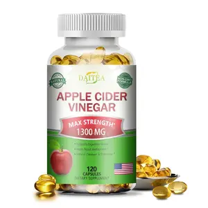 Apple Cider Vinegar Health Supplement - Supports digestive health and overall well-being 120 Capsules