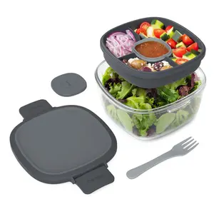 Bentgo Glass Salad Container with Insert