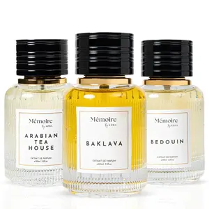 Arabian Tea House, Bedouin & Baklava Extrait de Parfum Sprays 100ml - Memoire Collection by Azha | Warm Opulence Meets Sweet Sophistication (Bundle)