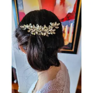 Crystal Wedding Hair Comb, Rhinestone Bridal Hairpiece