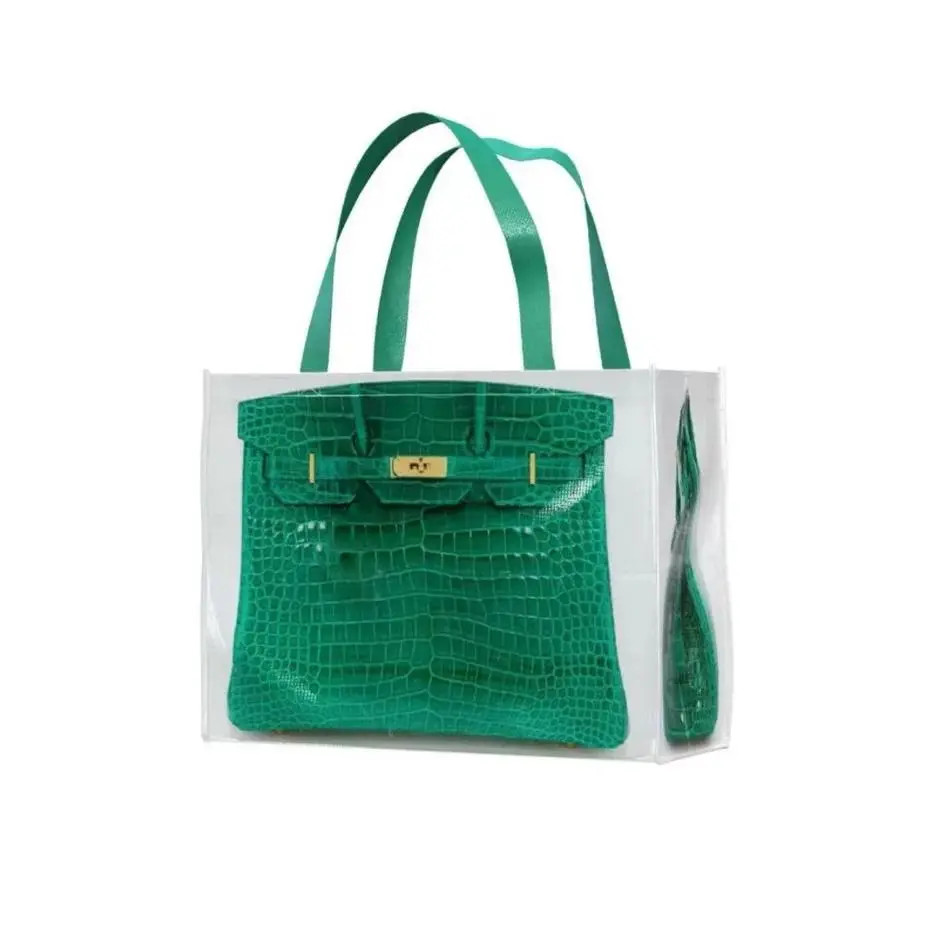 2025 INS blogger's parody creative grocerybags platinum bag remake fashion blogger's same fitness and leisure bag Beach Bag