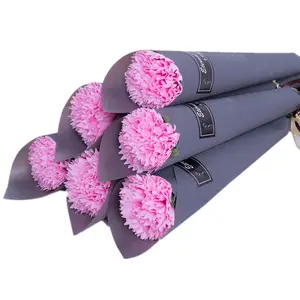 Single Soap Flower Carnation or Rose for Creative Event Gifting