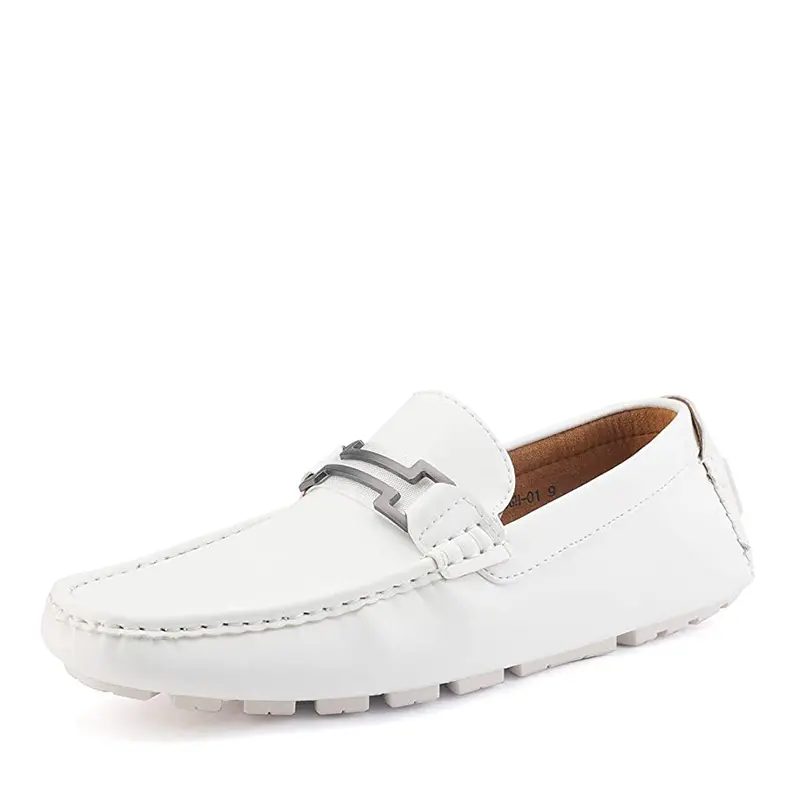 BRUNO MARC Men's Casual Shoes, Horsebit Slip-On Loafers, Comfortable Footwear for Everyday Dress Wear, Men's Shoes, Black Loafers, Round Toe, Easy On & Off Loafers
