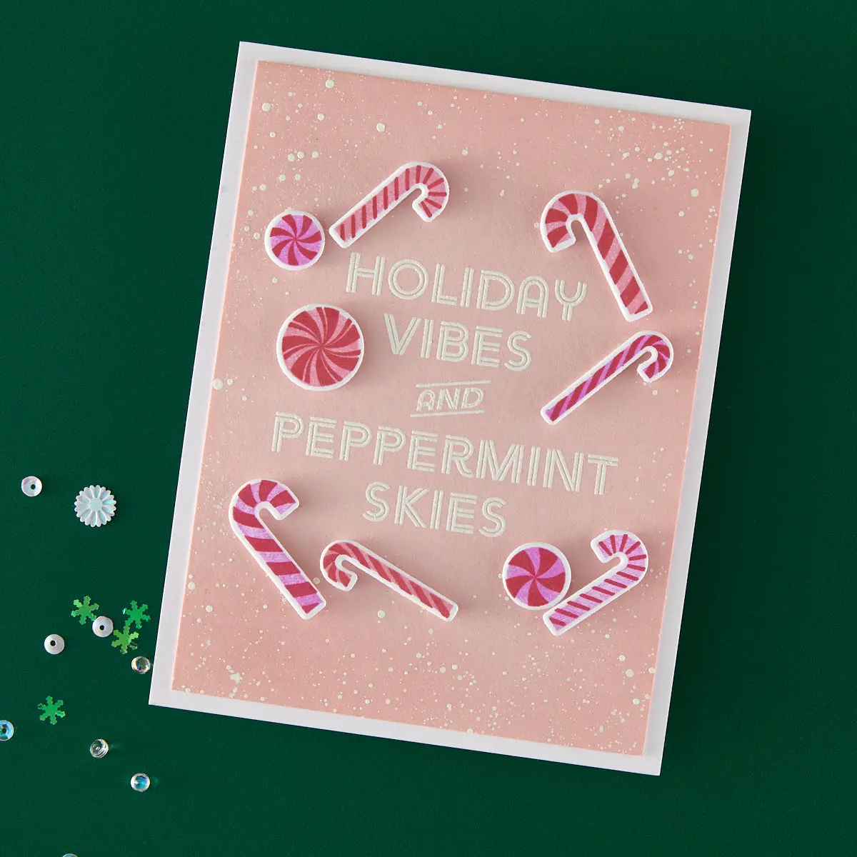 A Little Merri-Mint Stamp & Cut
