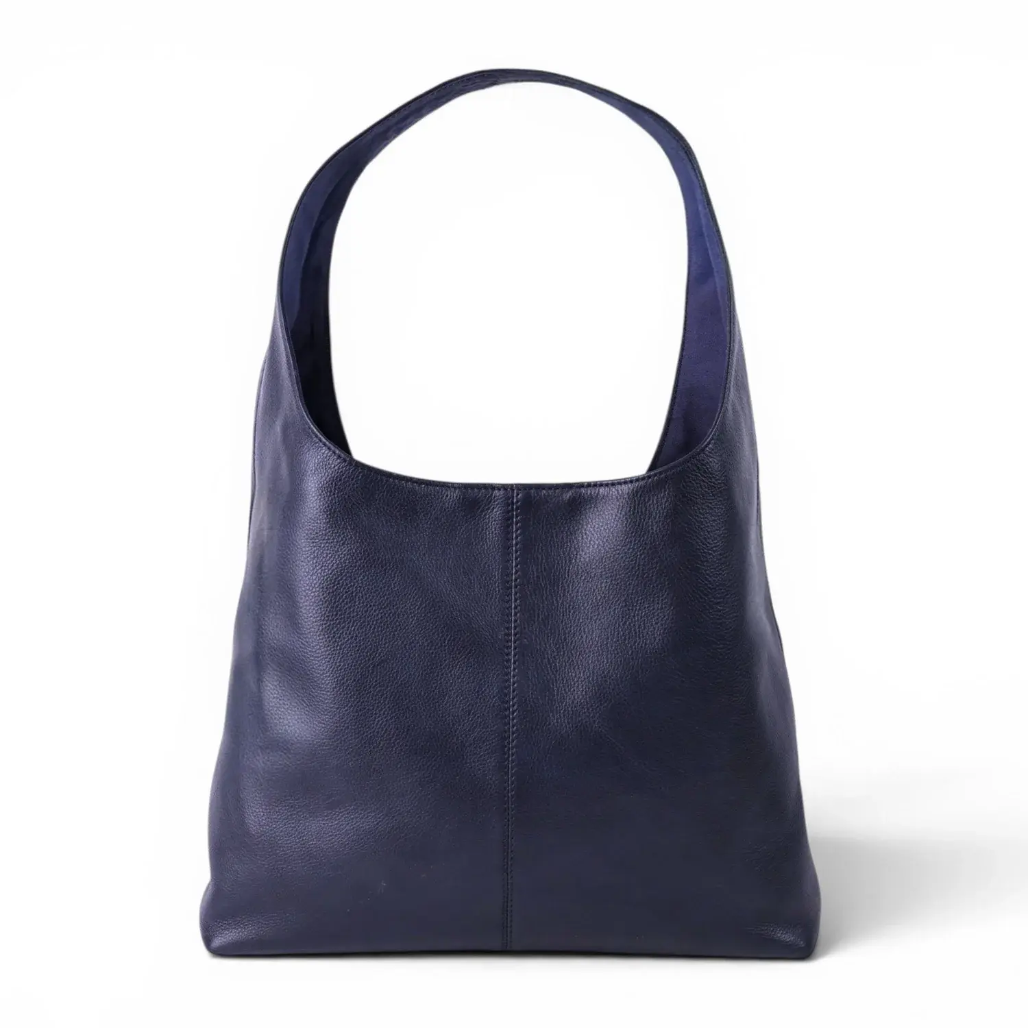 Sling Tote Leather Bag by Bear Necessities - Shoulder Bag, Soft Everyday Carry. Minimal, Chic