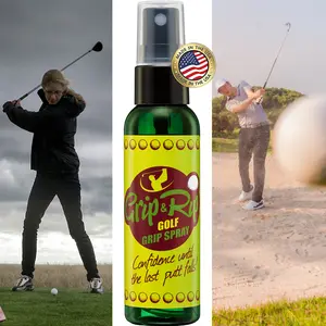 Grip & Rip Golf Grip Spray | Ultimate Sweat-Resistant Golf Grip For Gloves Or Bare Hands | Rain & Heat Performance Golf Training Aid | Boost Driver, Iron & Putter Control | 2 Oz