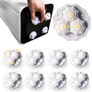 Strong Self Adhesive Large Caster Wheels, Appliance 360 °   Free Rotation Swivel Wheels 8 Pcs, Coffee Maker Furniture Sliders for Hardwood Floors Kitchen Appliances Wheels