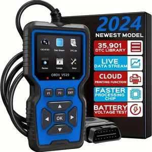 Universal OBD2 Scanner Automotive Diagnostic Tool - Advanced Scanner for Car Engine Fault Codes - Read And Erase Error Codes for Vehicles from 1996 Onward with OBD2 Protocol