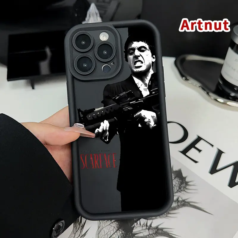 Case for iPhone 17 Air 16 Pro Max 15 Plus 16E 14 13 12 11 XS XR  mini Gangster Fury Advanced fashion gift Drop Protection Shockproof Soft Silicone smartphone Cover