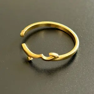 Hob Ring Adjustable Arabic Calligraphy for Love - Features the Arabic Word Love "حب"