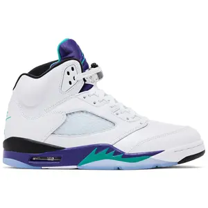 Air Jordan 5 Retro 'Grape' 2025 OG Fashion Sneakers 100% Authentic, High Top Sneakers
