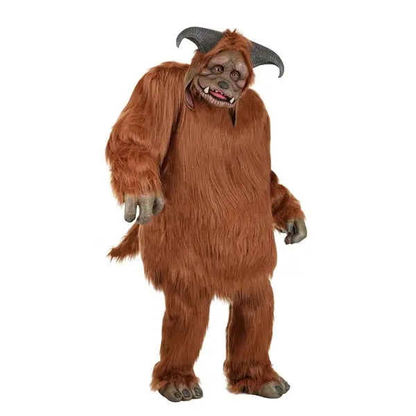 HalloweenCostumes Men's Labyrinth Ludo Adult Costume, Furry Natural Polyester Clothes with Pants for Special Occasions
