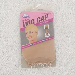 [ AISI HAIR ]Wig Cap, 1 pieces Dark Brown Stocking Wig Caps Stretchy Nylon Wig Caps for Women