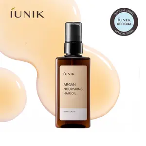 [IUNIK Official] Argan Nourishing Hair Oil | Hydrating & Shine Boosting for Dry & Damaged Hair | 100ml / 3.38 fl oz