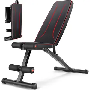 Weight Bench for Home Gym, 660LBS Fast Foldable Workout Bench Press for Home Gym Full Body Strength Training, 8 Adjustable Backrests Incline/Flat/Decline Sit up Bench