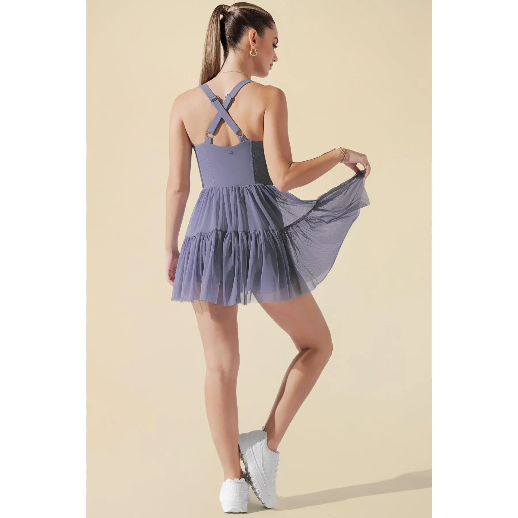 Corset Pirouette Dress - Blue Mist