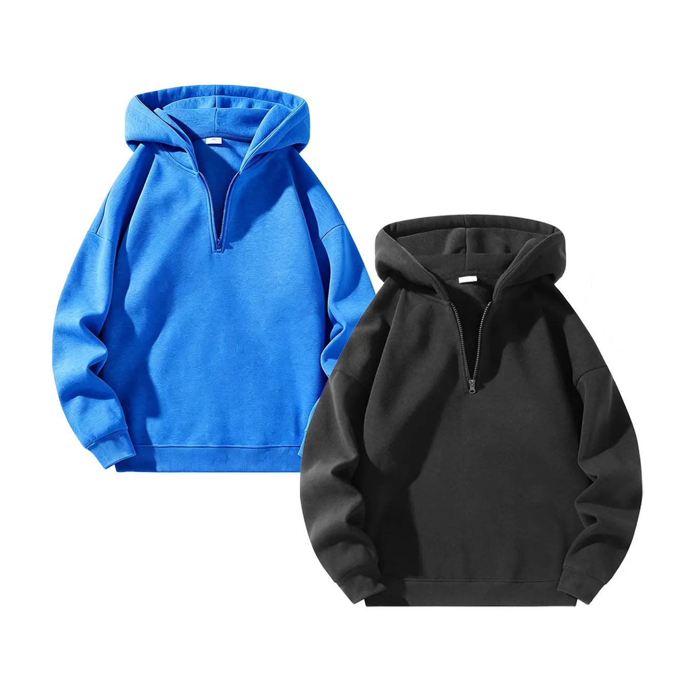 Black + Sky Blue