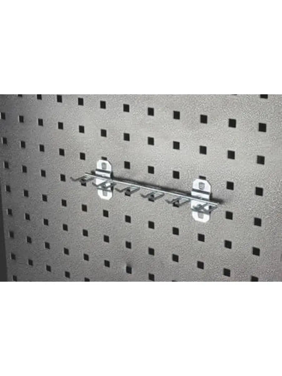 Triton Products 56660 8.13 In. W with .75 In. I.D. Zinc Plated Steel Multi-Prong Tool Holder for LocBoard