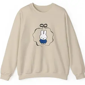 Cute Miffy Sweatshirt, Coquette Sweatshirt, Miffy Apparel, Miffy Sweatshirt, Gift for miffy lovers