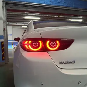 6PCS Heart-shaped Pixel Tail Lights