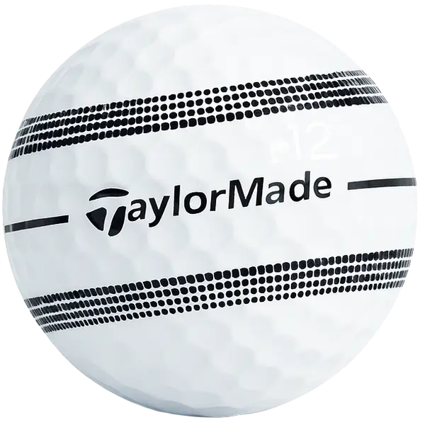 TaylorMade Stripe TP5 & TP5x Mix Golf Balls, 1 Dozen Set for Easy Alignment, Fast Speed, and High Spin Control, Ball Set, Consistent Flight, Mix Models, Putt Feedback, Stripe Pattern