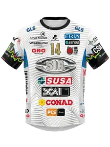 2025/26Mens Sir Susa Scai Perugia 14 Yuki Ishikawa Volleyball Jersey Short Sleeve T-Shirt Team Uniform Quick Dry Training Tops Sports Tops
