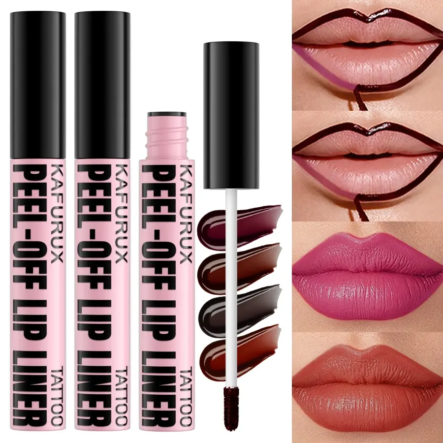 Sweatproof peel-off Matte Lip Gloss Lipstick Long Lasting Waterproof Lip Glaze Gentle Peeling Gloss High Pigment Shade, Hydrating Formula for All Skin Types Cosmetic