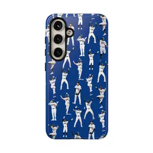 Sports Players Pattern Phone Case | Sports Celebrate Athlete Design, Baseball Fan Gift Phone Case, Baseball For Fan Phone Cover for iPhone 17 16 15 14 13 12 11 Pro Max, Samsung S25 S24 S23 S22, Best Gift For Him/Her