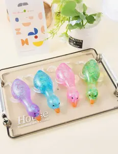 1Pc Glitter Crystal Duck Soft Slow Rebound Sticky Stress Relief Toy, Cute for All Ages, Ideal for Holiday, Birthday, Easter, Halloween, Christmas & Mother's Day Gifts