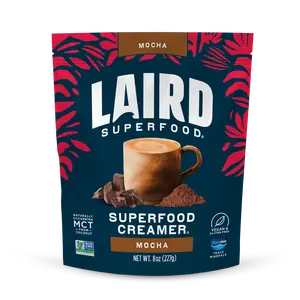 Laird Superfood Mocha Creamer (227g)with Coconut Milk, Non-GMO Ingredients, and No Artificial Sugar Laird Superfood Mocha Creamer (227g)with Coconut Milk, Non-GMO Ingredients, and No Artificial Sugar