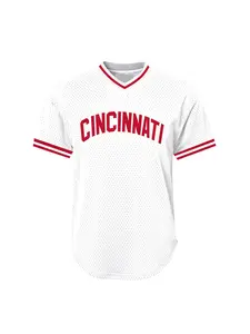 Men's Baseball Jersey 30 Embroidered Casual Training T-Shirt, Sporty V-Neck Short Sleeve, Loose-Fitting, All Seasons, Sports Style Jersey