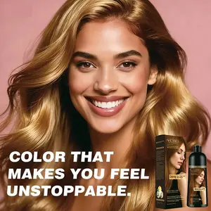 3-in-1 Hair Dye and Shampoo: Effectively covers gray hair and locks in color for long-lasting results. Formulated with herbal ingredients, including ginseng extract, for natural color protection.