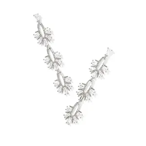 Kendra Scott Macie Statement Earrings - Silver